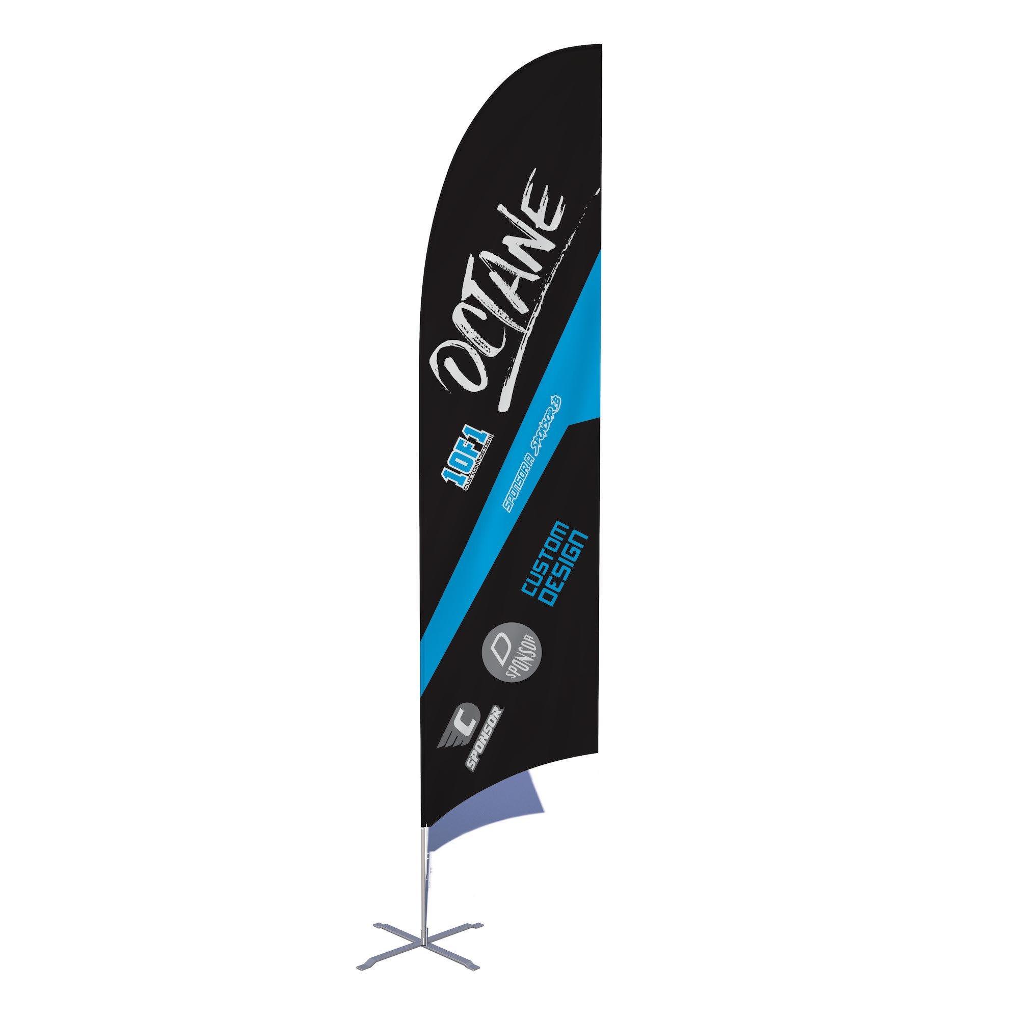 Bow Banner 3.8m Single Inc Base - Click to enlarge