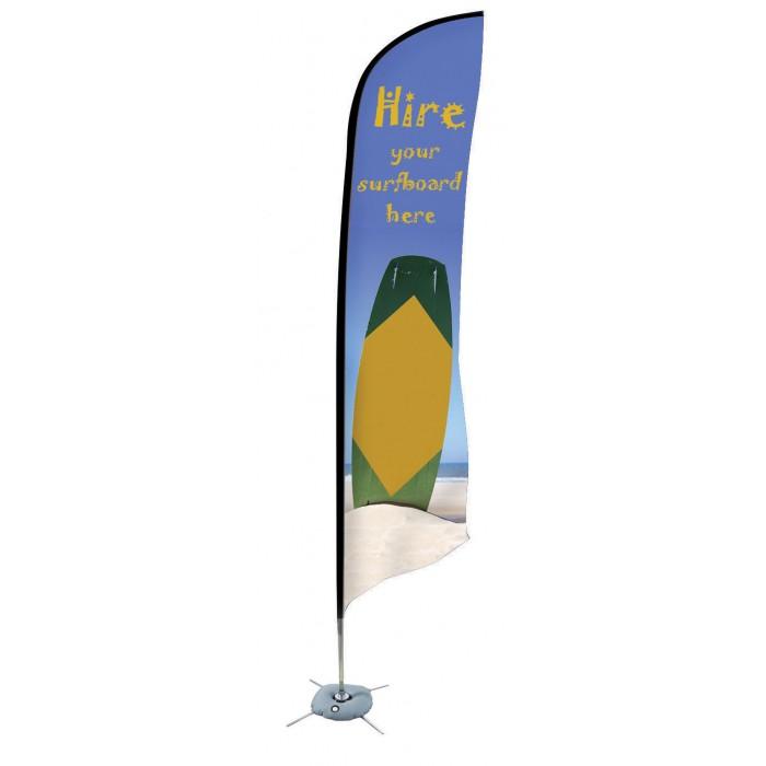 Bow Banner 4.4m Single Inc Base - Click to enlarge