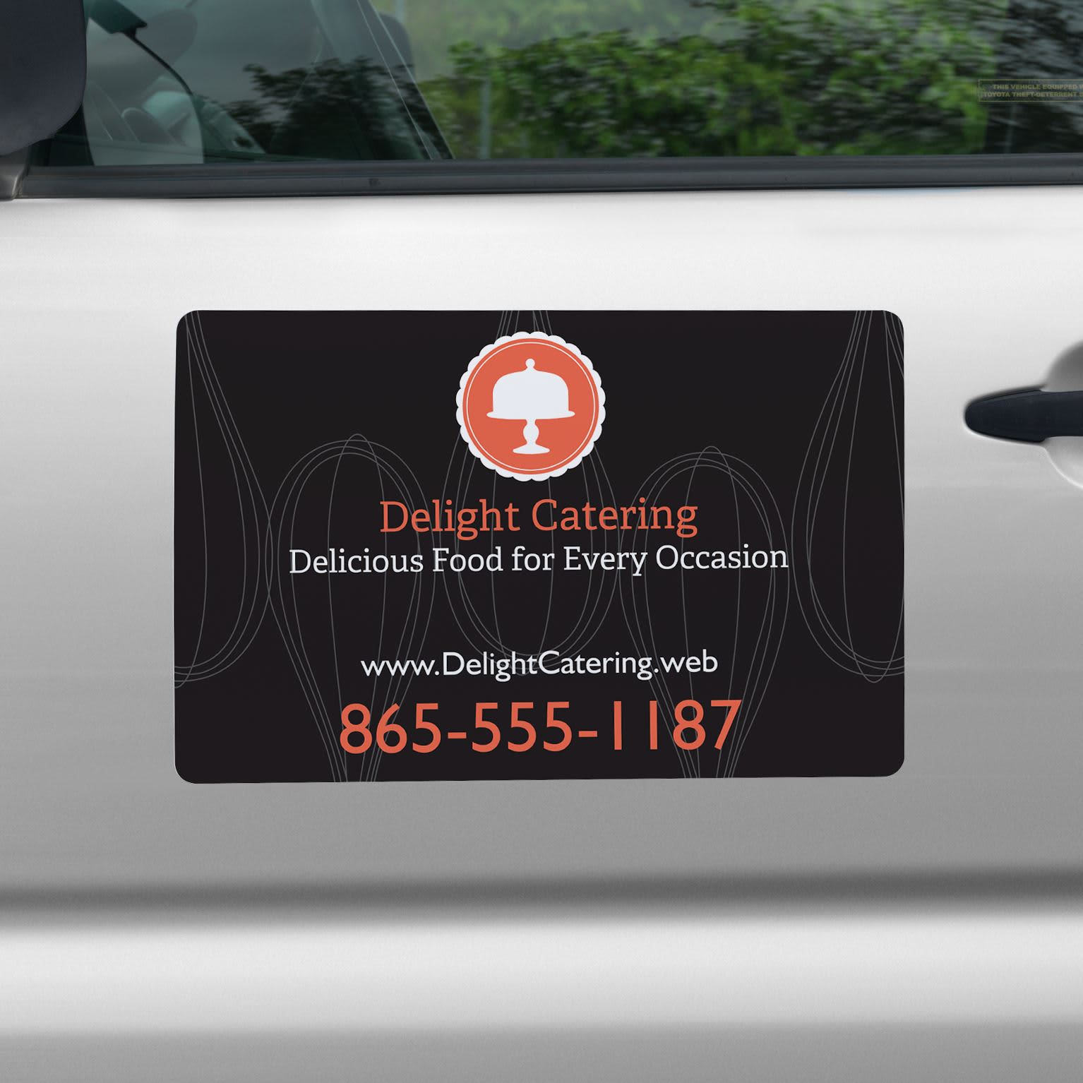 Magnetic Car Sticker 500X300mm - Click to enlarge