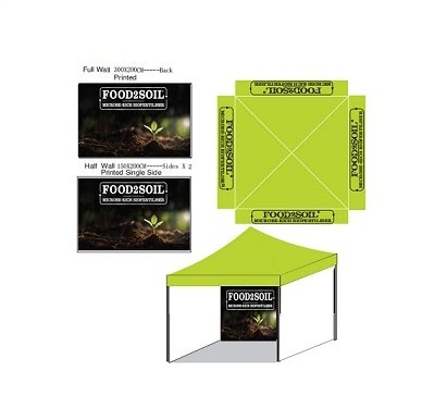 3mX3m Printed Marquee No Frame - Click to enlarge