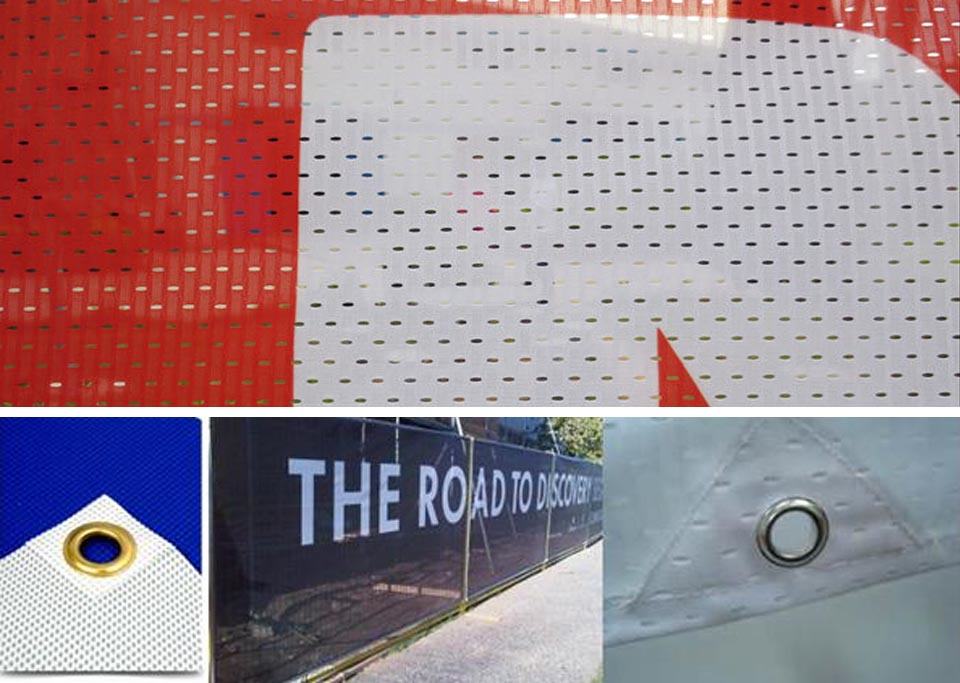 Polyester Mesh Banner 2400x1800mm - Click to enlarge