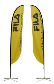 Bow Banners 2.6m Twin Pk Inc Base - Click to enlarge