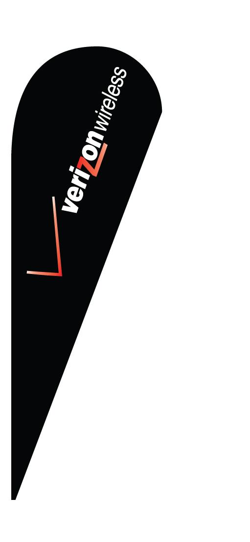 Teardrop Banner 2.6m no poles or base - Click to enlarge