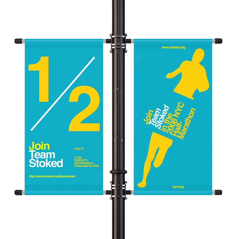 Rect Banner 3.8 With Pockets No Poles - Click to enlarge