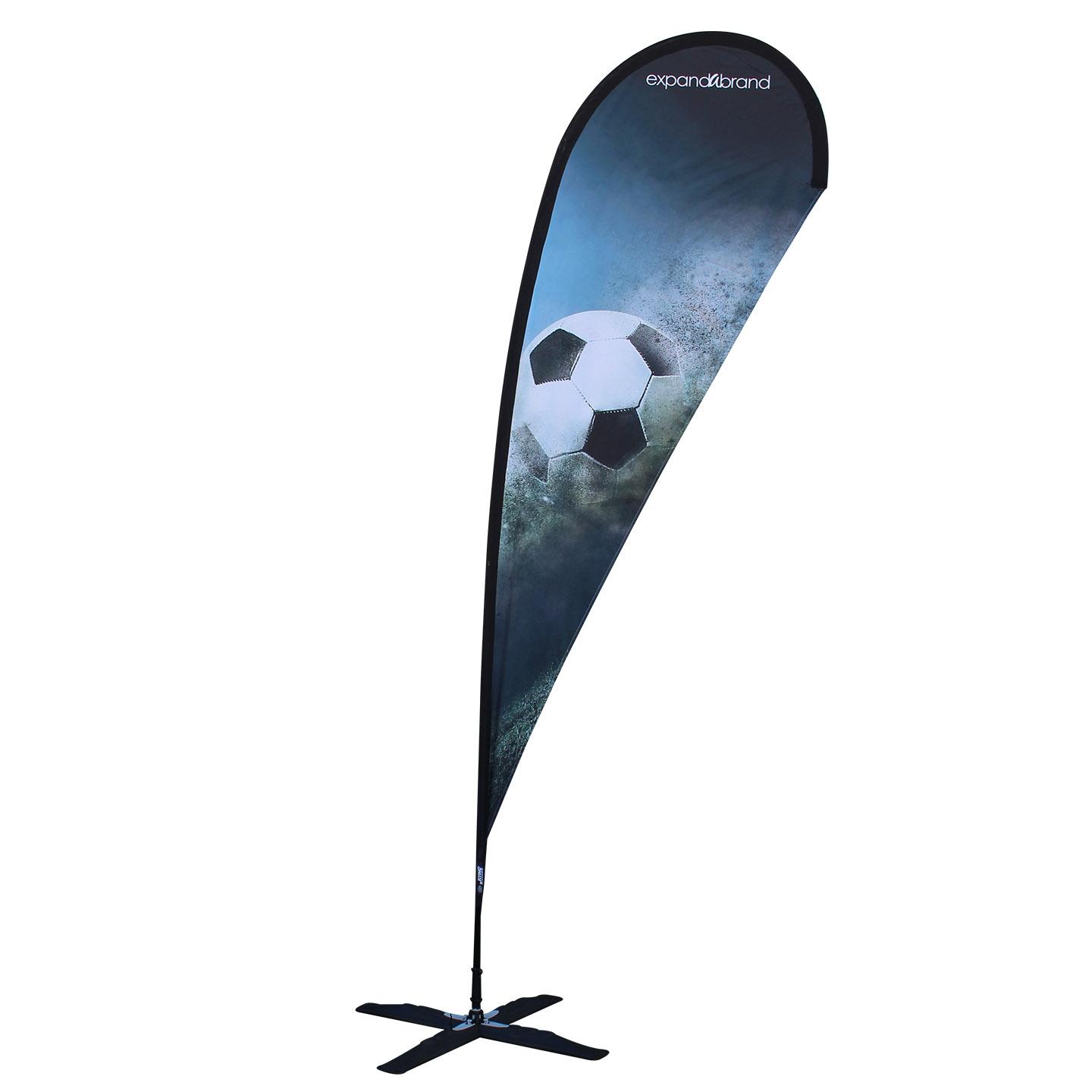 Teardrop Banner 2.1m Single Inc Base - Click to enlarge