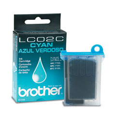 Brother OEM LC-02 Cyan - Click to enlarge