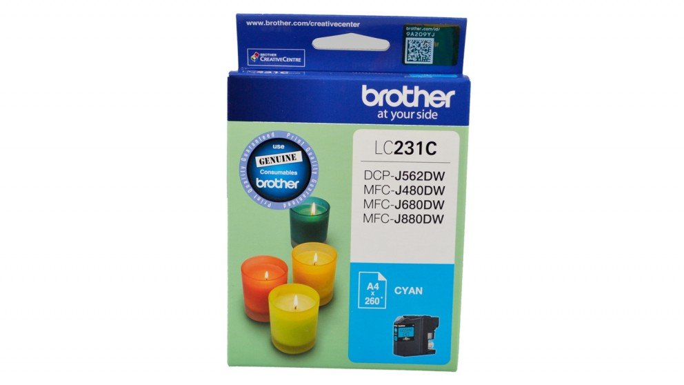 Brother OEM LC-231  Cyan Inkjets - Click to enlarge