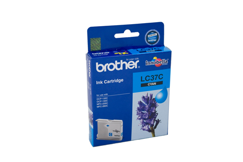 Brother OEM LC-37 Cyan Inkjet - Click to enlarge