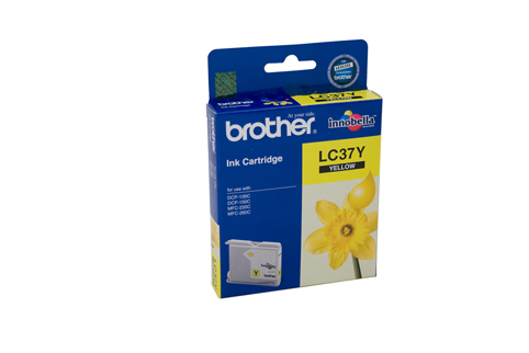 Brother OEM LC-37 Yellow Inkjet - Click to enlarge