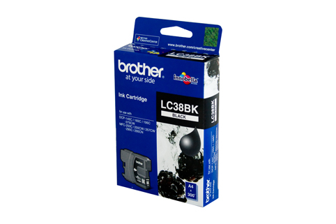 Brother OEM LC-38 Black Inkjet - Click to enlarge