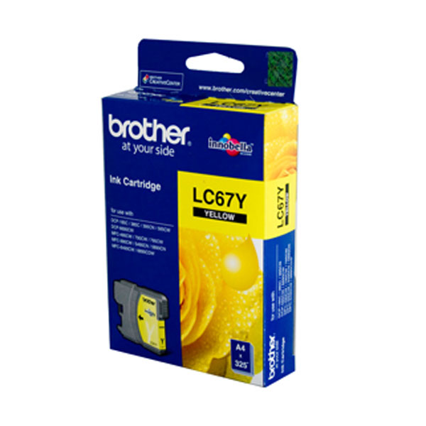 Brother OEM LC-67 Yellow Inkjet - Click to enlarge
