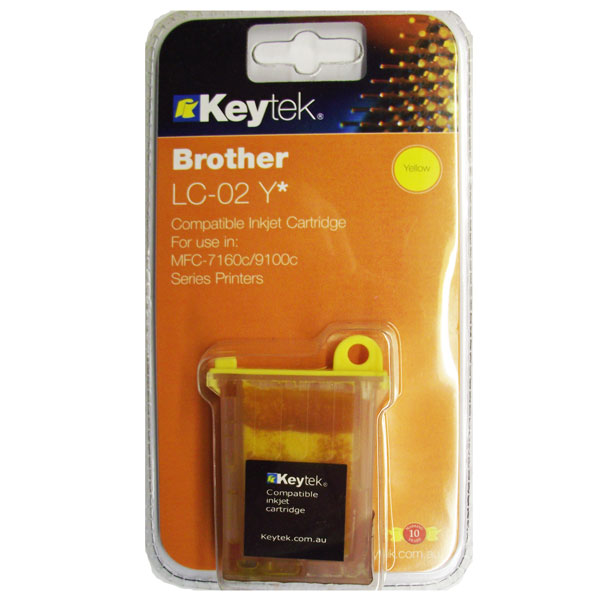 Brother Compatible Lc-02 Yellow Inkjet - Click to enlarge