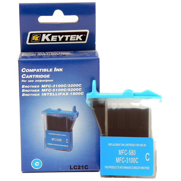 Brother Compatible Lc-21 Cyan Inkjet - Click to enlarge