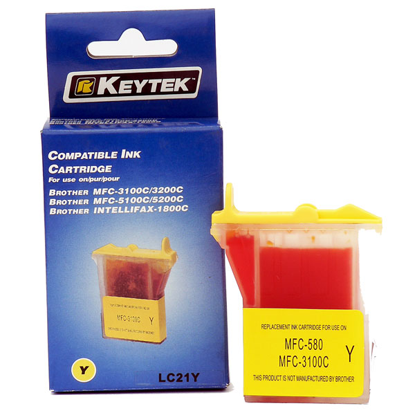 Brother Compatible Lc-21 Yellow Inkjet - Click to enlarge