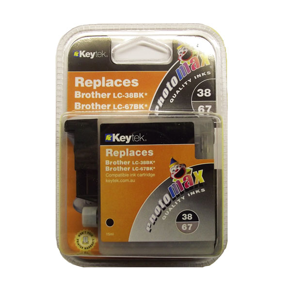 Brother Compat LC-38/LC-67 Black Blister - Click to enlarge