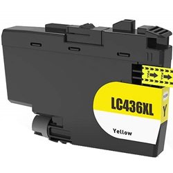 Brother Compatible LC-436XL Yellow - Click to enlarge