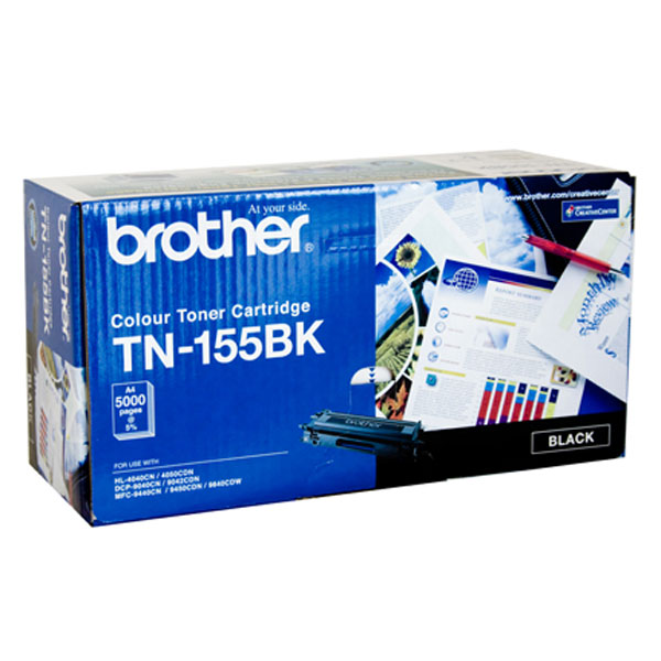 Brother OEM TN-155 Black Toner Cartridge - Click to enlarge