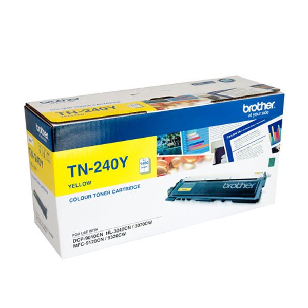 Brother OEM TN-240 Toner Yellow - Click to enlarge