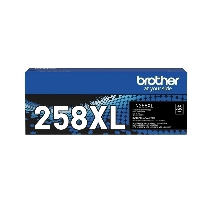 Brother OEM TN-258 Toner Black HY - Click to enlarge