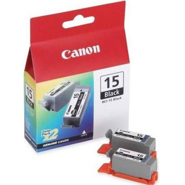 Canon Oem Bci-15 Black 2 per Pack - Click to enlarge