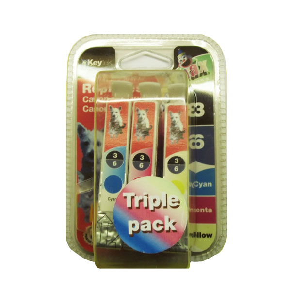 Canon Compat Bci-3/6 C/M/Y Triple Pack - Click to enlarge