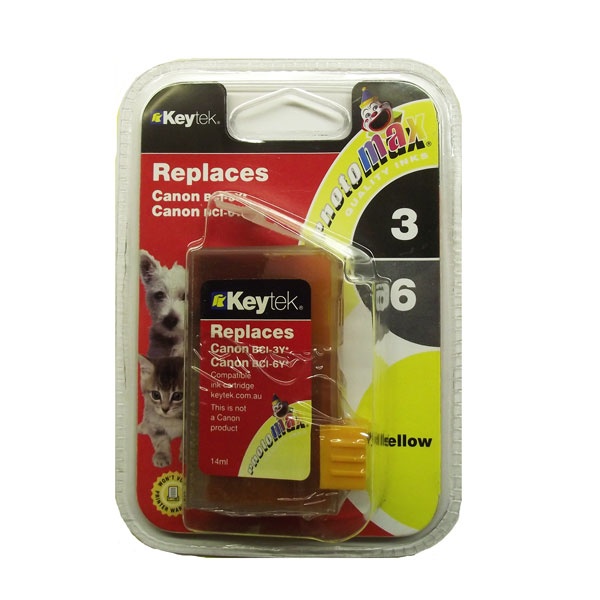 Canon Compatible Bci-3/Bci-6 Yellow - Click to enlarge