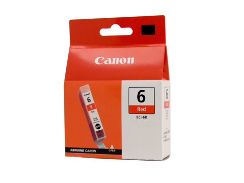 Canon OEM BCI-6R Red - Click to enlarge