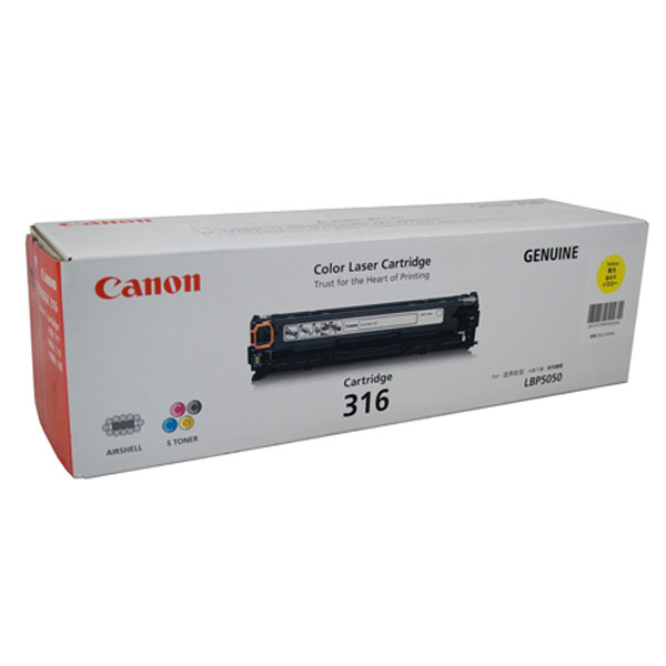 Canon OEM CART316 Toner Yellow - Click to enlarge