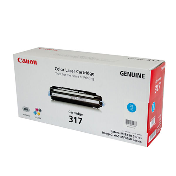Canon OEM CART317 Cyan - Click to enlarge