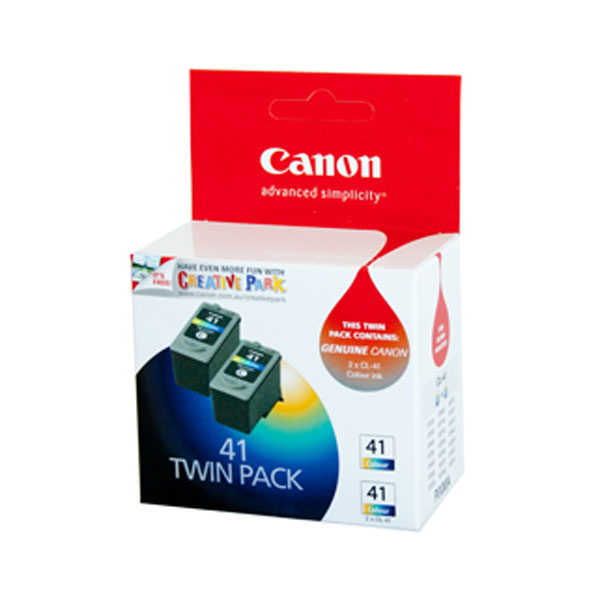 Canon OEM CL-41 Colour Twin Pack - Click to enlarge