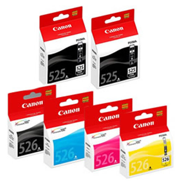Canon OEM CLI-526 Plus Pack (6 pack) - Click to enlarge