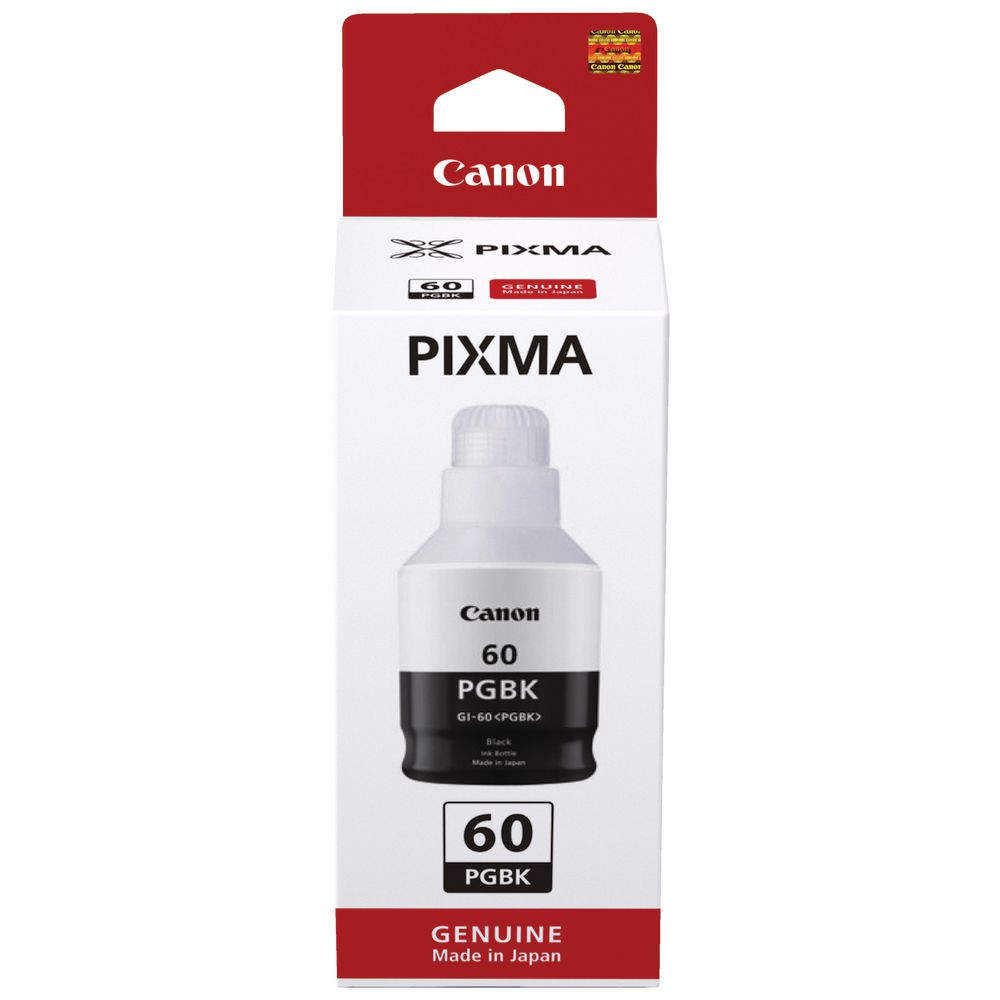 Canon OEM GI60 Black Ink Bottle - Click to enlarge
