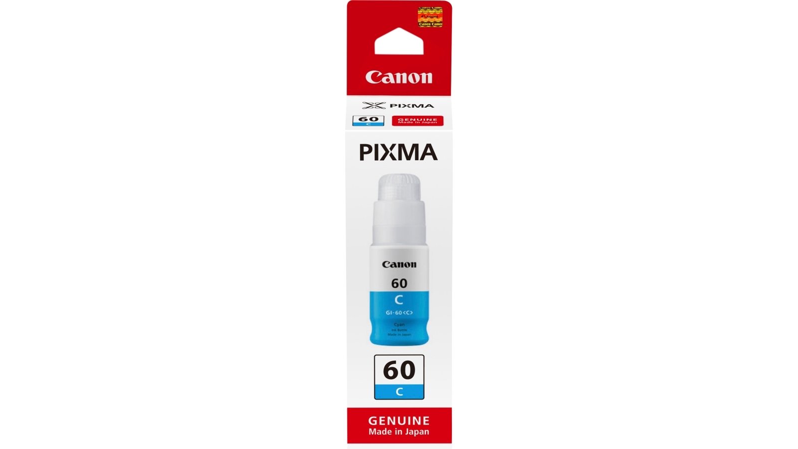 Canon OEM GI60 Cyan Ink Bottle - Click to enlarge