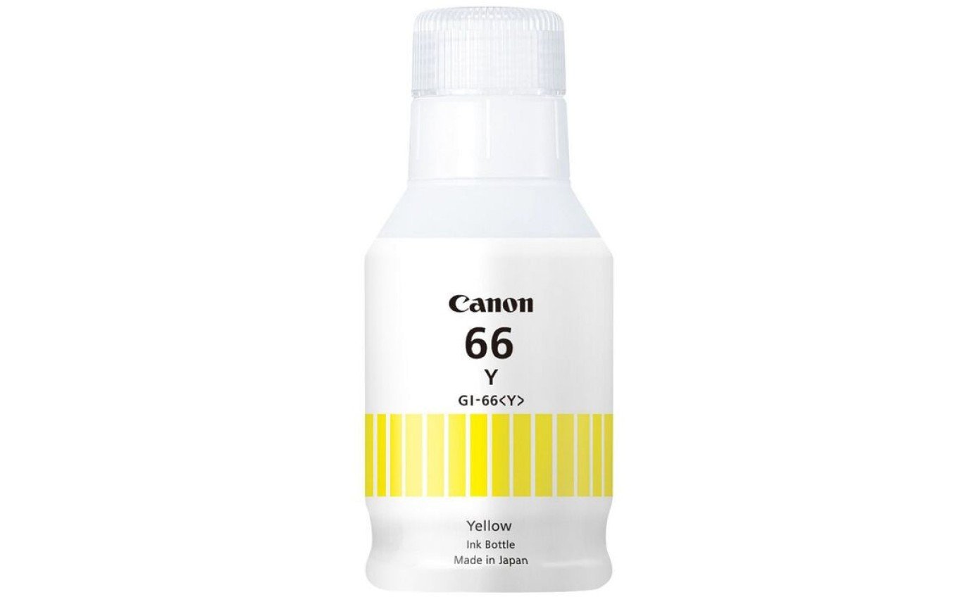 Canon OEM GI66 Yellow Ink Bottle - Click to enlarge