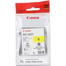 Canon OEM PFI-102 Yellow - Click to enlarge