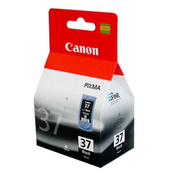 Canon OEM PG-37 FINE Black Ink Cartridge - Click to enlarge