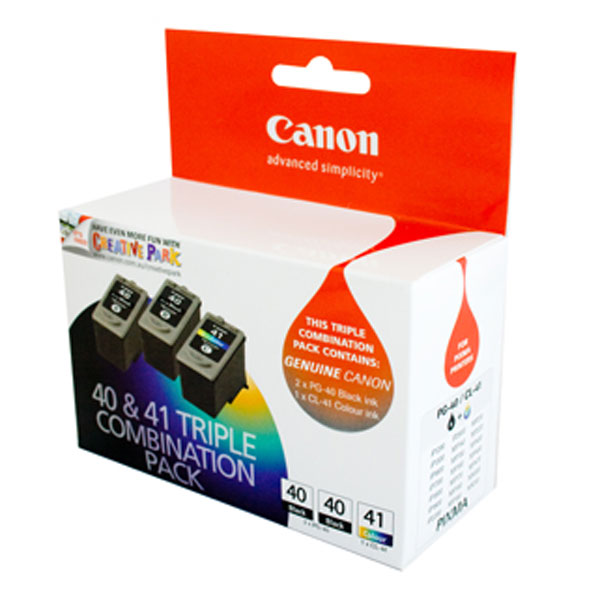 Canon OEM PG-40 x 2/CL-41 x 1 Value Pack - Click to enlarge