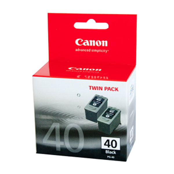 Canon OEM PG-40 Black Twin Pack - Click to enlarge