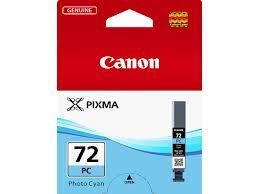Canon OEM No 72 Photo Cyan Inkjet Cart - Click to enlarge