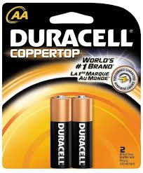 Duracell Batteries AA 2 Pack - Click to enlarge