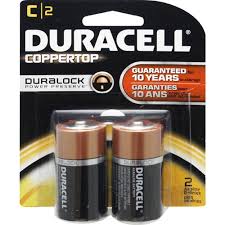 Duracell Batteries C 2 Pack - Click to enlarge