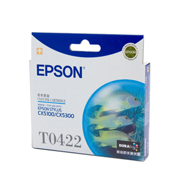 Epson OEM T0422 Stylus C82 Cyan - Click to enlarge