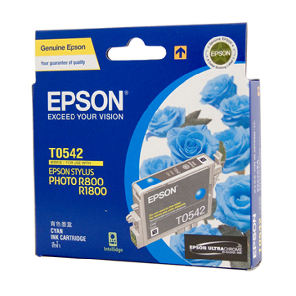 Epson OEM T0542 Cyan Ink Cartridge - Click to enlarge