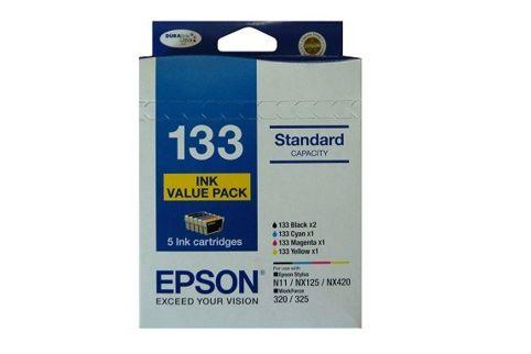 Epson OEM T133 (133) Value Pack (5 Pk) - Click to enlarge