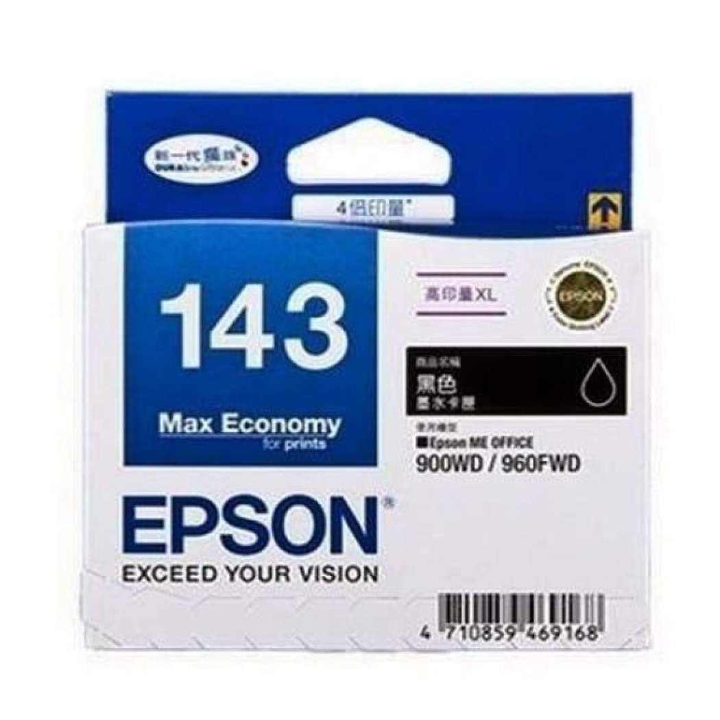 Epson OEM T1431 (143)  Inkjet Black - Click to enlarge