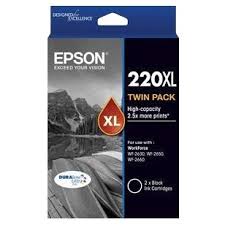 Epson OEM 220 High Yield Black Twin Pack - Click to enlarge