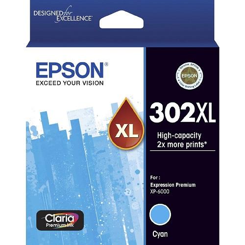 Epson OEM 302 High Yield Cyan - Click to enlarge