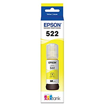 Epson OEM 522 Yellow Ink Bottle - Click to enlarge