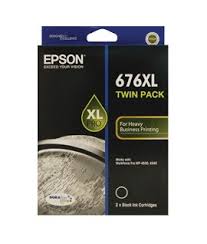 Epson OEM 676XL Inkjet Black Twin Pack - Click to enlarge