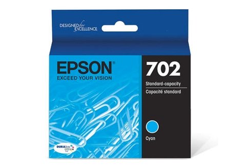 Epson OEM 702 Standard Yield Cyan - Click to enlarge